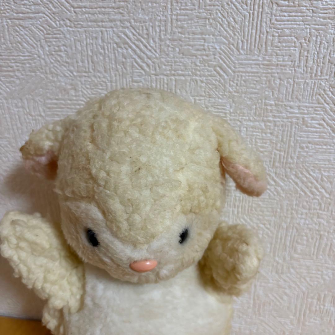 セキグチ ヒツジ ハンド パペット 昭和 レトロ ぬいぐるみ 希少 レア (n