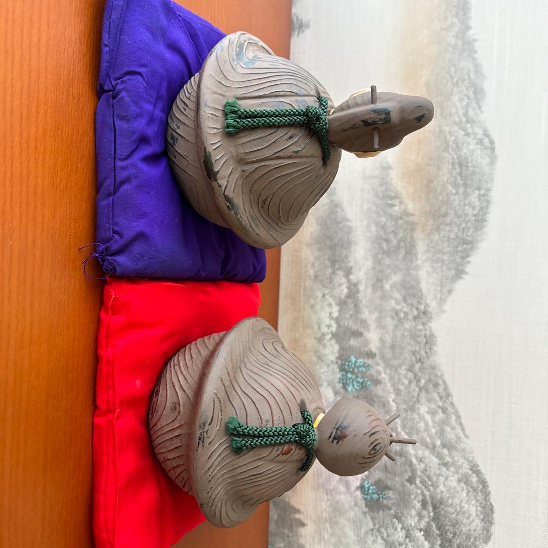 土鈴雛 古楽面師 石津玉秀作