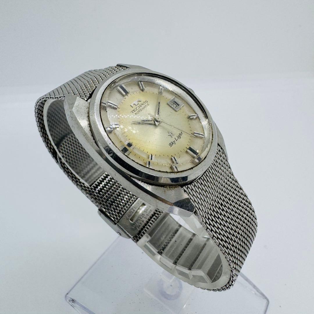 ✨TECHNOS✨テクノス✨SkyLight✨デイト✨AUTOMATIC✨腕時計