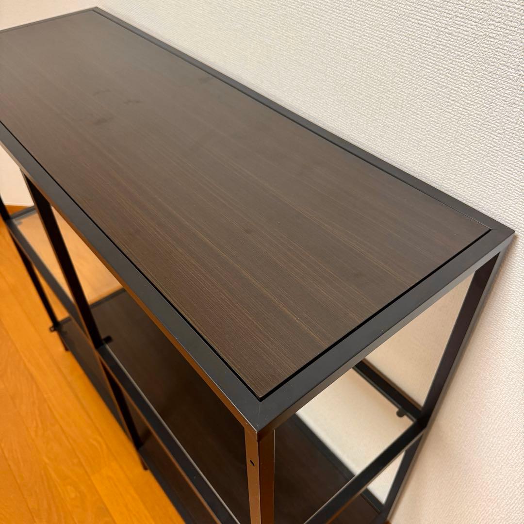 メル82601 　IKEA シェルフ　VITTSJÖ ヴィットショー 2個