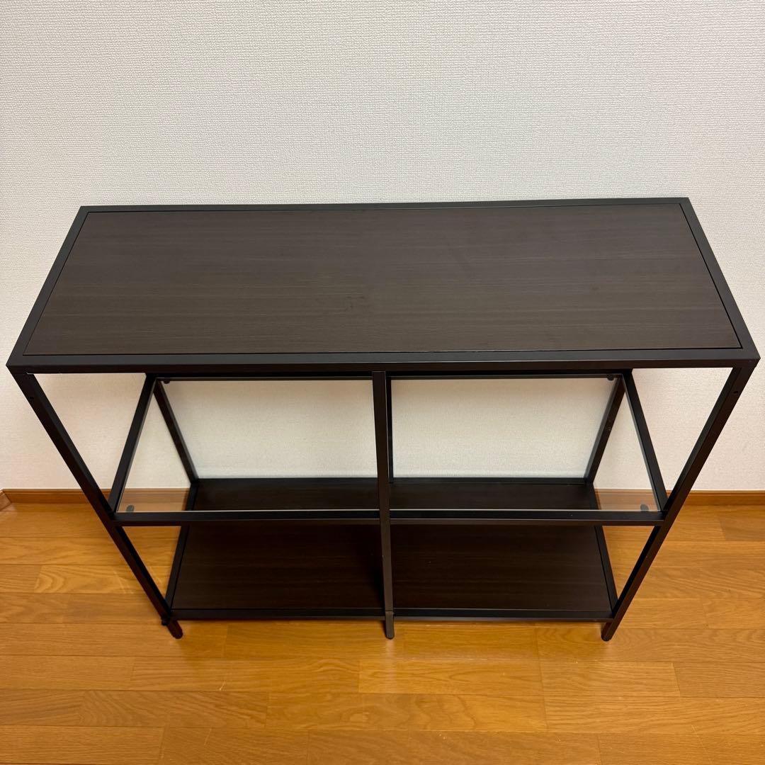 メル82601 　IKEA シェルフ　VITTSJÖ ヴィットショー 2個