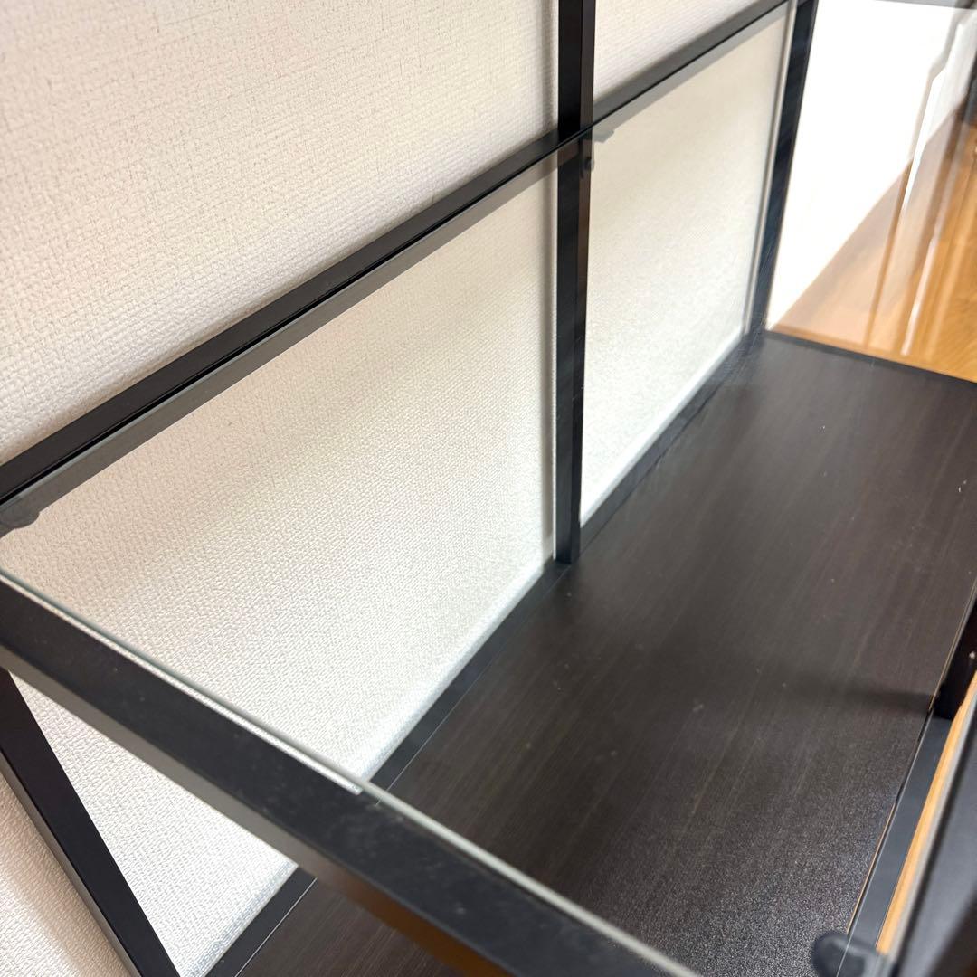 メル82601 　IKEA シェルフ　VITTSJÖ ヴィットショー 2個