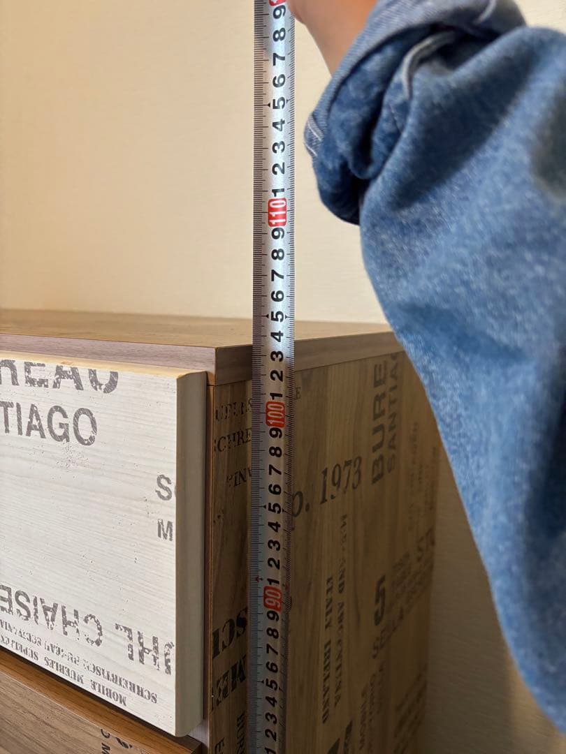 木製5段引き出しラック