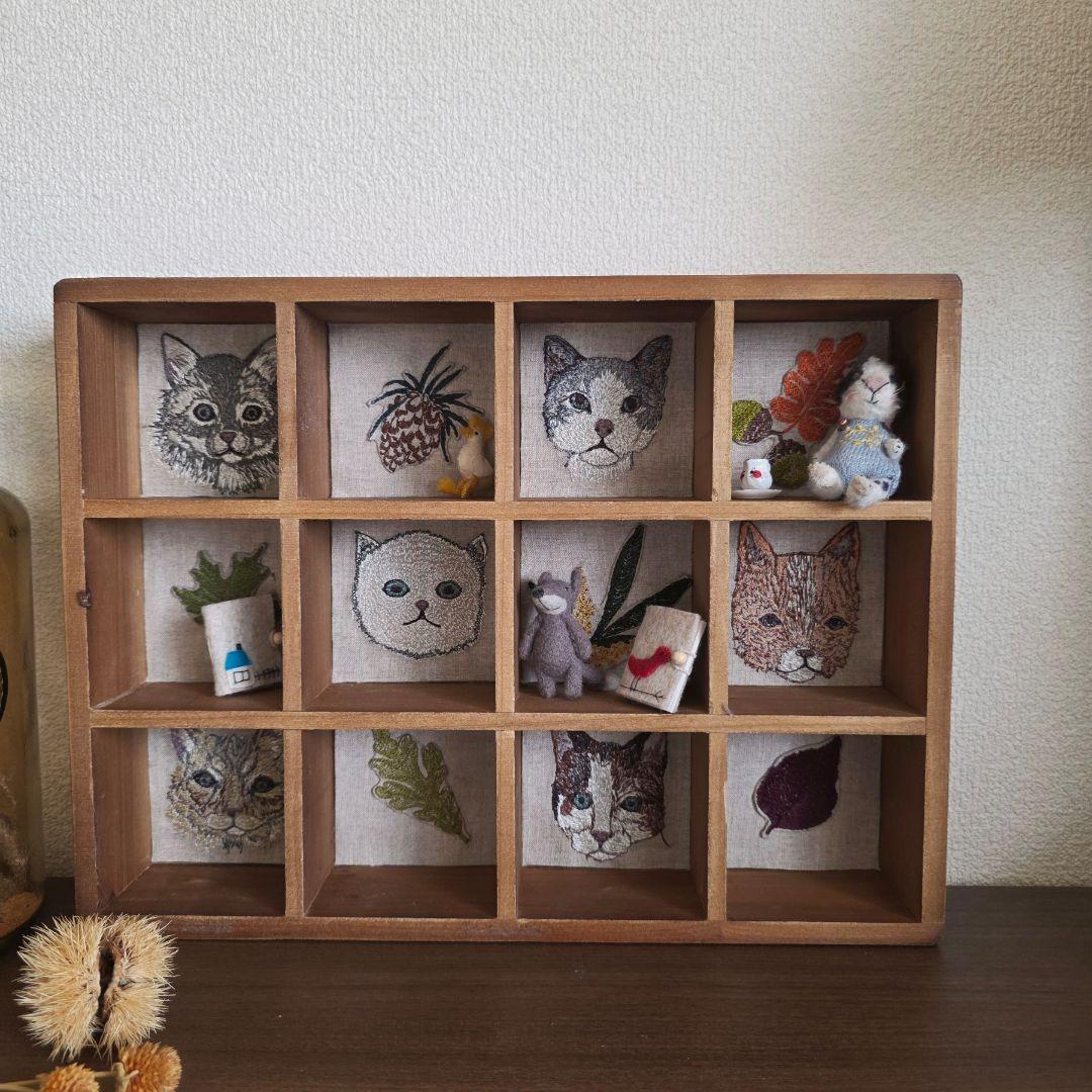 ❁ハンドメイドになります❁ Art Wooden Box　#Cats