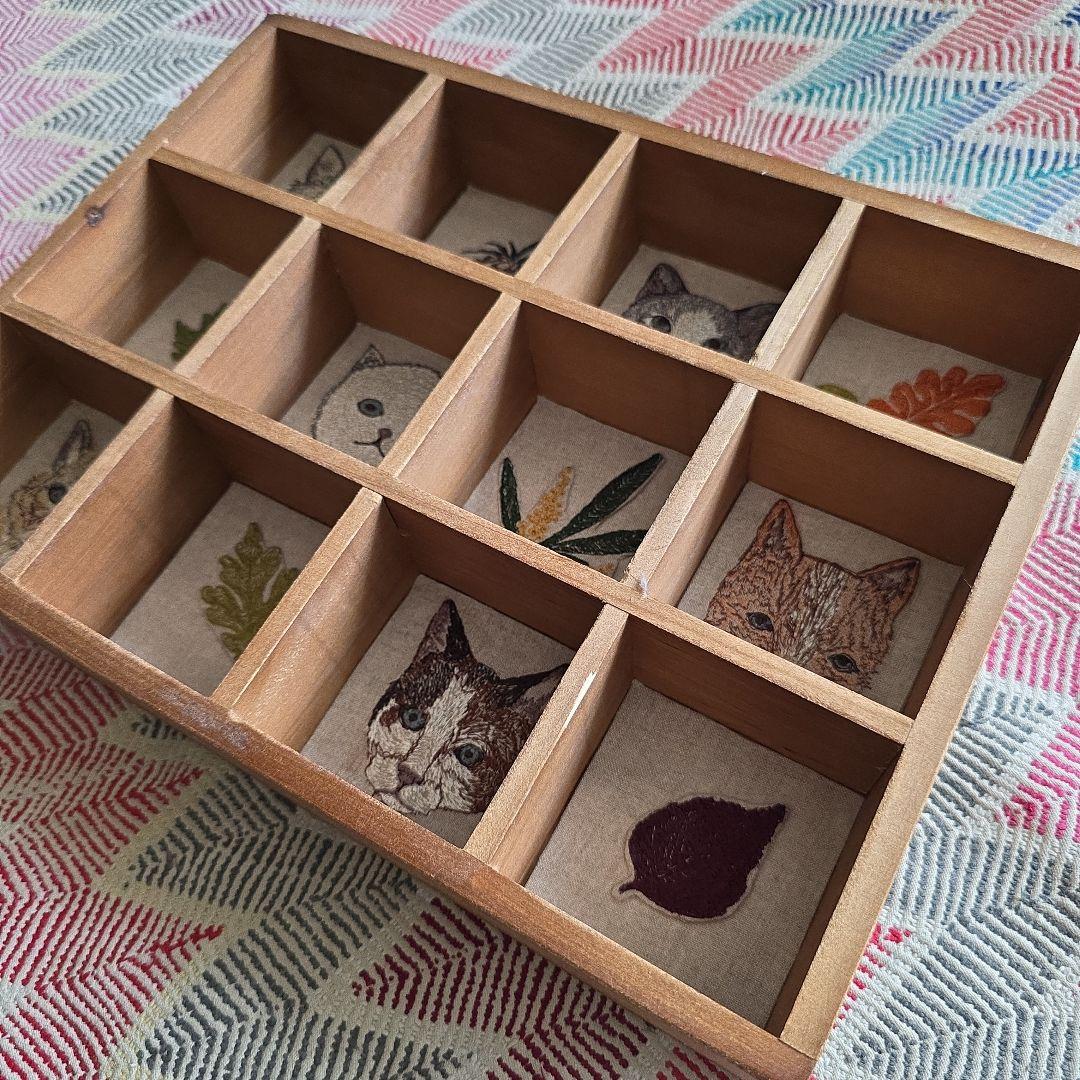 ❁ハンドメイドになります❁ Art Wooden Box　#Cats