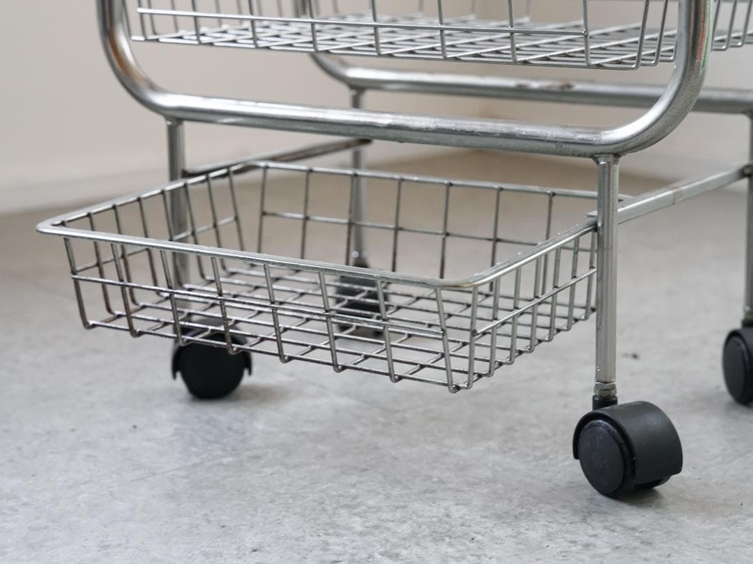 ヴィンテージ ワゴンラック/収納 ミニマル モダン ミッドセンチュリー