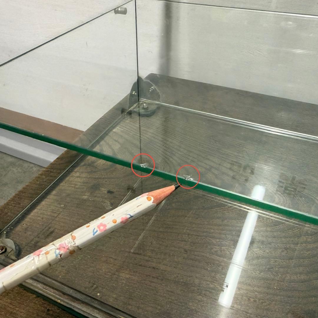 昭和レトロ ガラスケース 卓上 タケダ薬品 アンティーク ショーケース 陳列棚