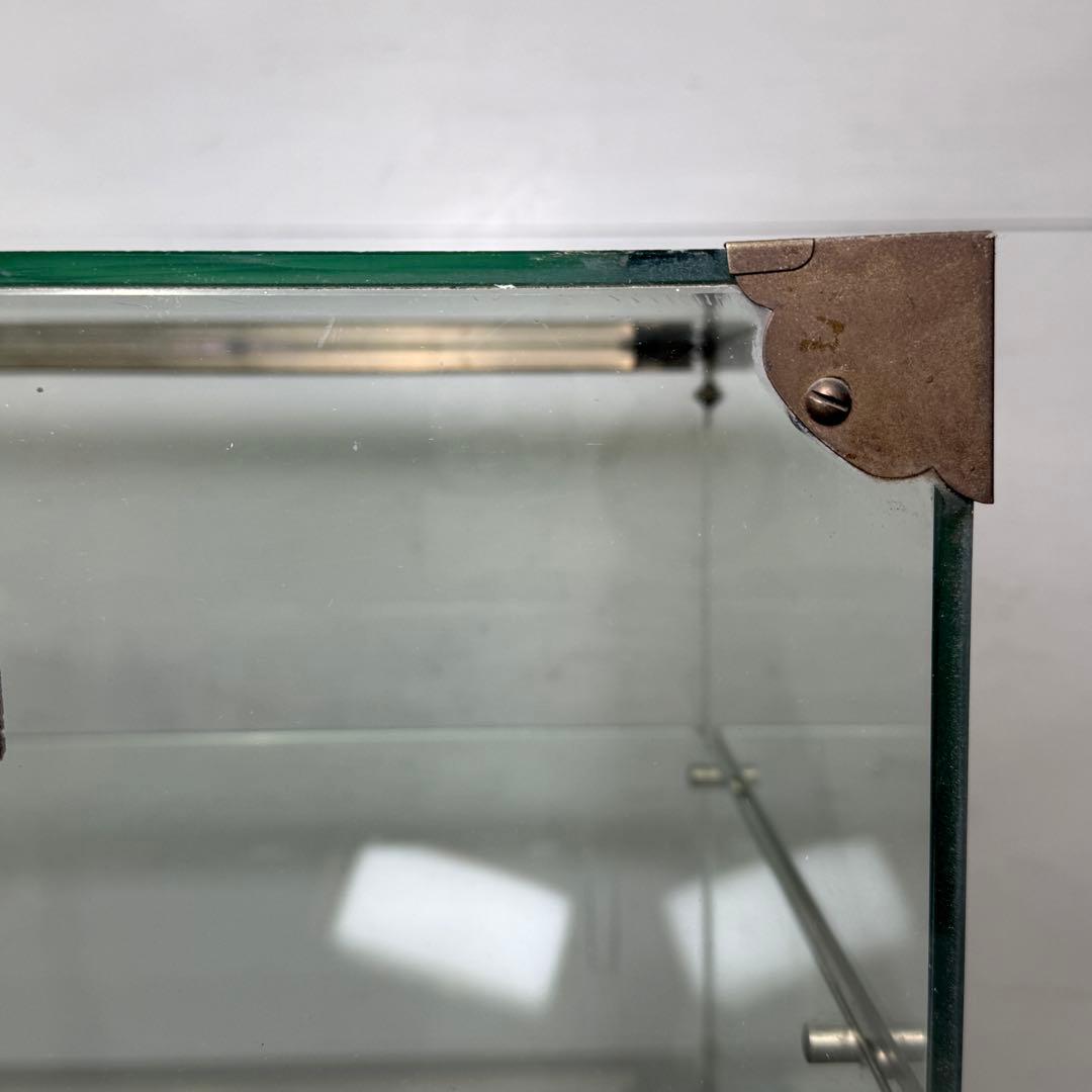 昭和レトロ ガラスケース 卓上 タケダ薬品 アンティーク ショーケース 陳列棚