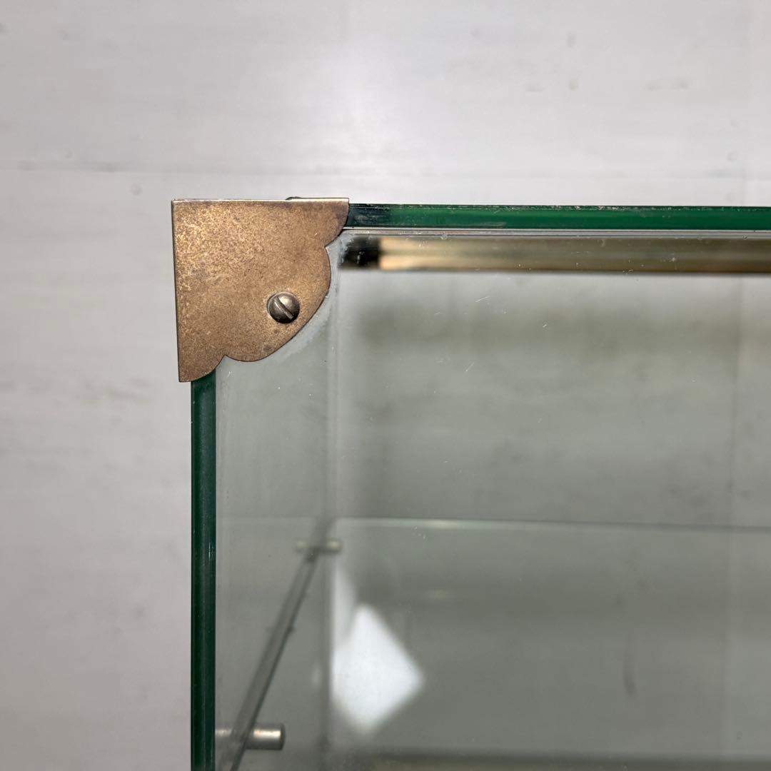 昭和レトロ ガラスケース 卓上 タケダ薬品 アンティーク ショーケース 陳列棚