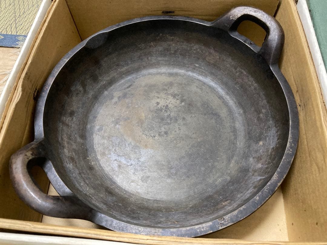 久慈砂鉄　天麩羅鍋　南部鉄器