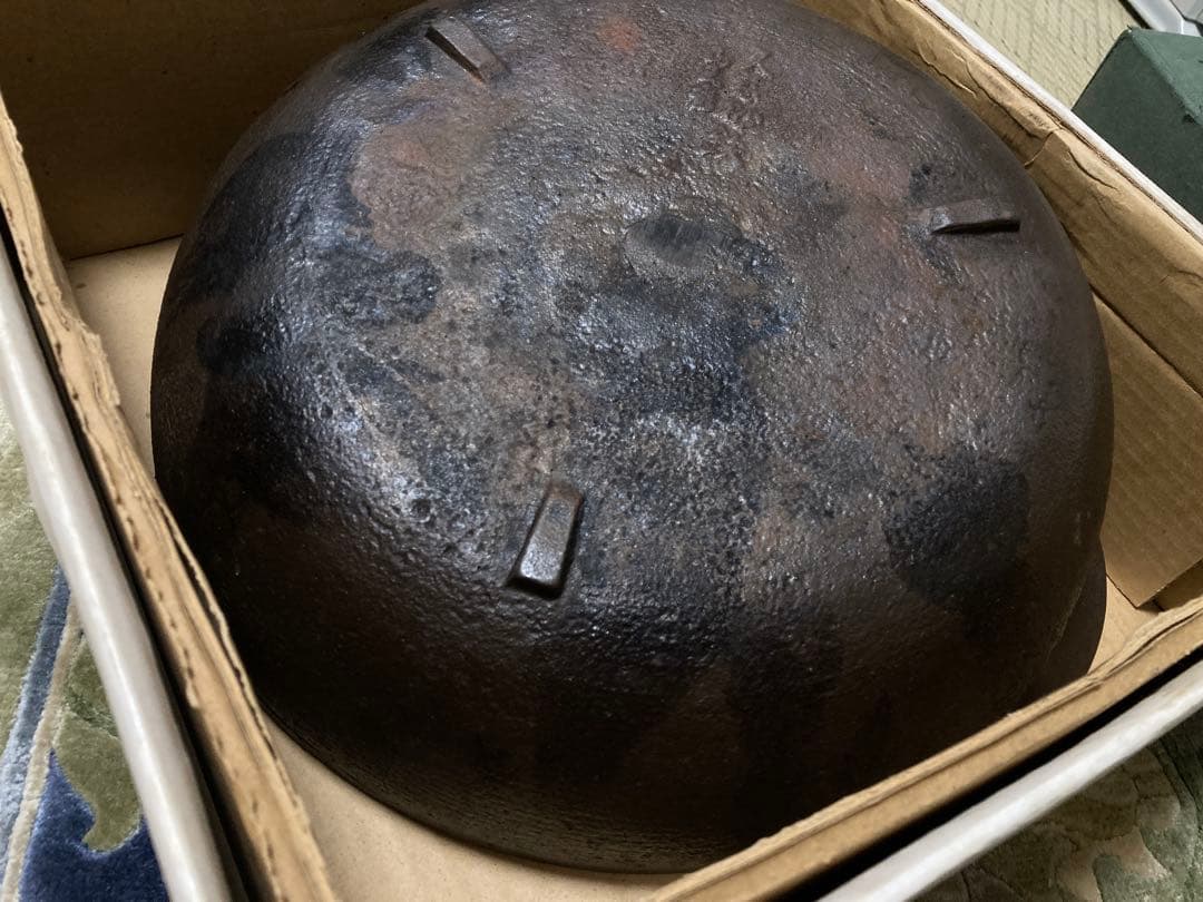 久慈砂鉄　天麩羅鍋　南部鉄器
