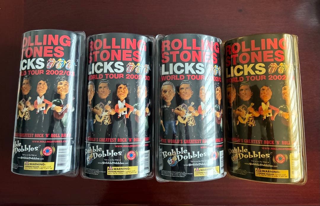 ローリングストーンズ ボブルヘッドフィギュア　4体セット