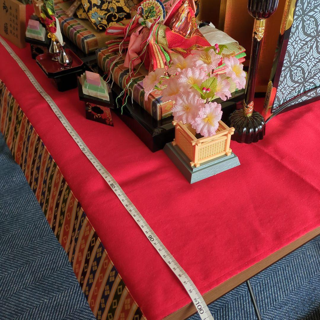 ひな人形 吉徳大光 親王飾り 京都西陣織伝統裂地 本仕立本頭 御雛