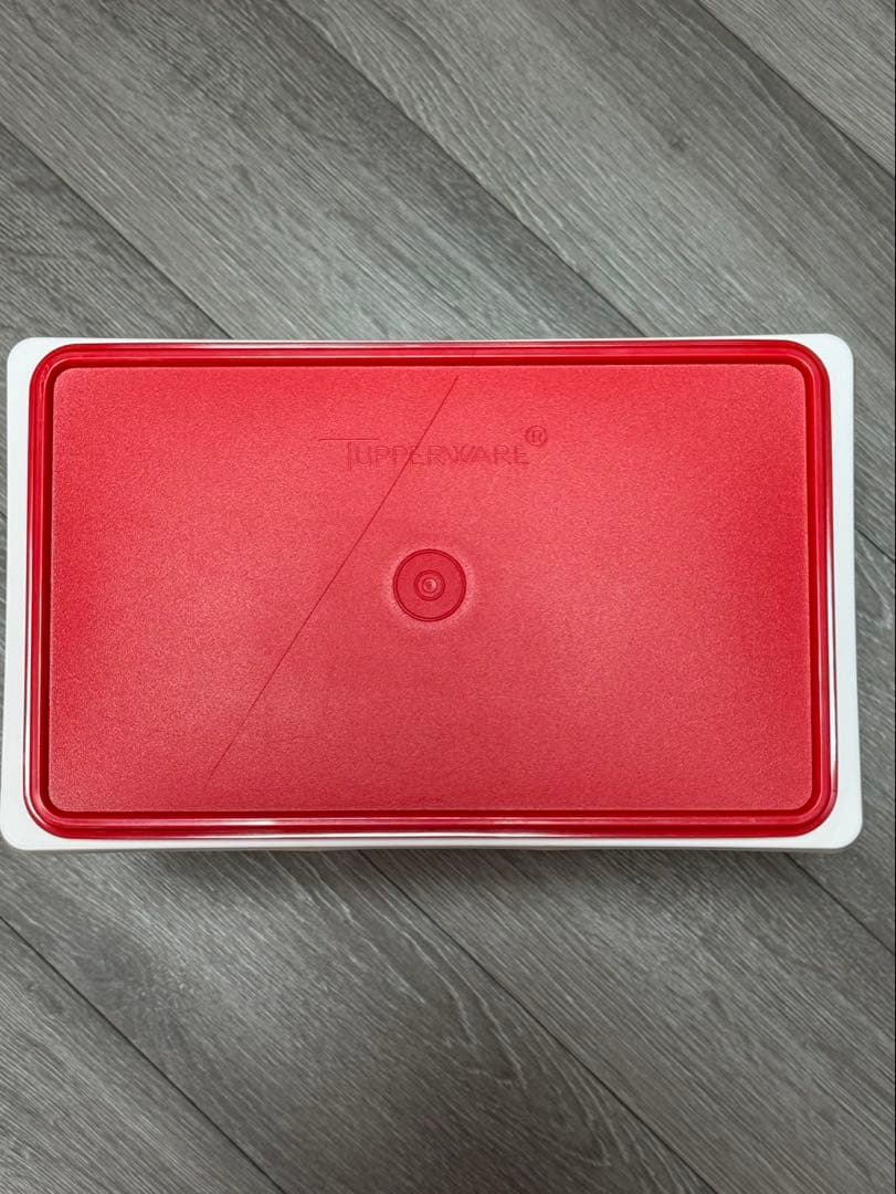 【新品未使用傷あり】タッパーウェア　10キロ　ライスキーパー