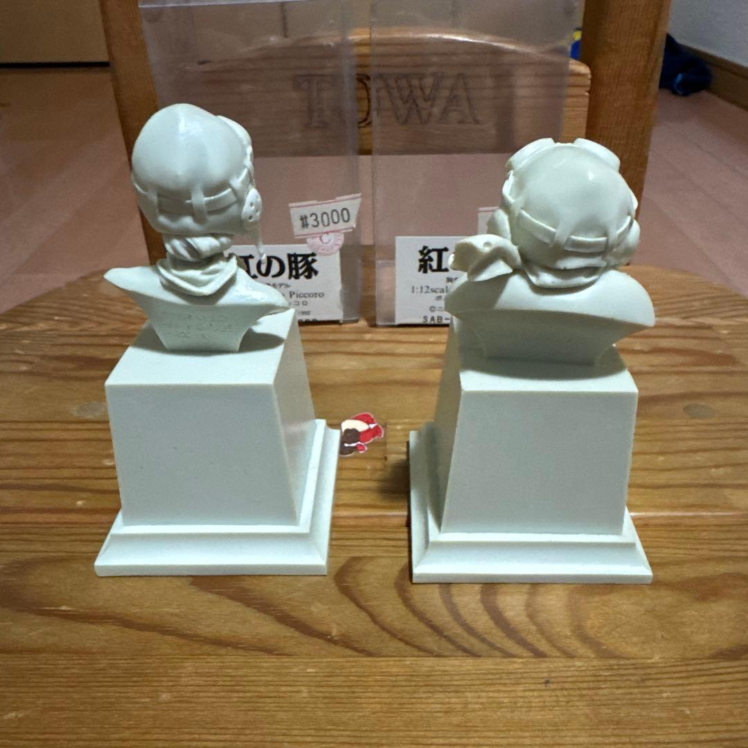 紅の豚 キャラクター像 2体セット　徳間ジャパン　胸像　アートボックス