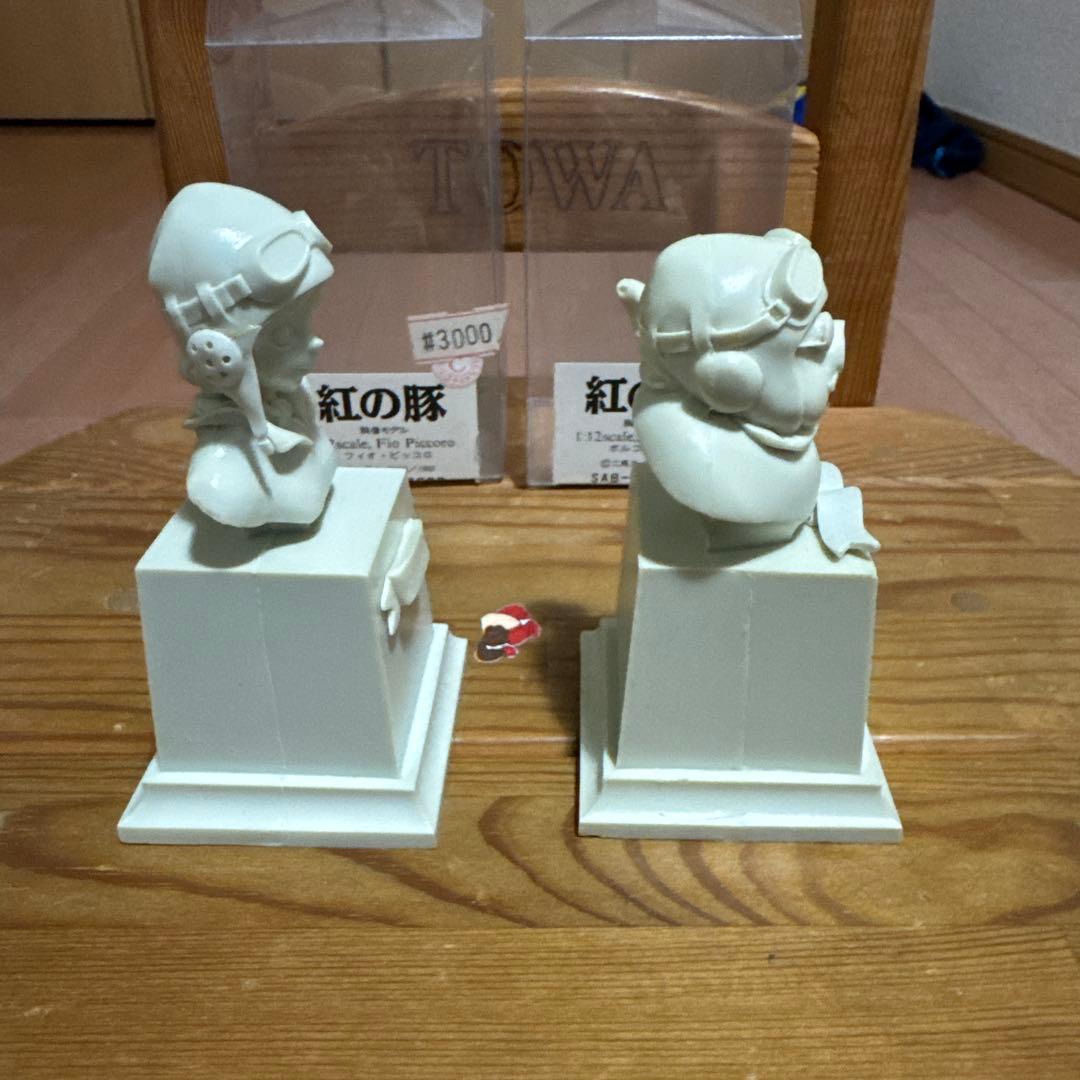 紅の豚 キャラクター像 2体セット　徳間ジャパン　胸像　アートボックス