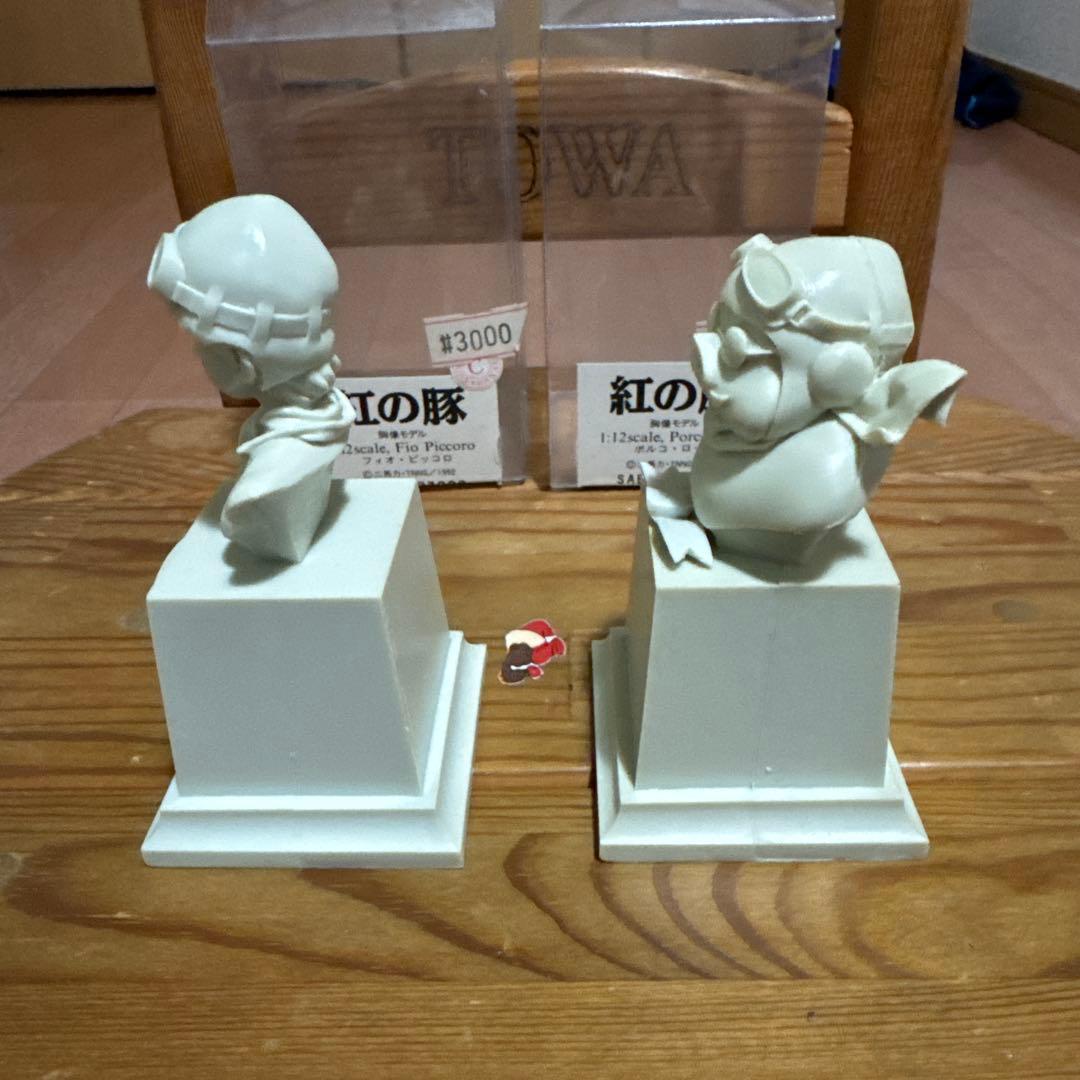 紅の豚 キャラクター像 2体セット　徳間ジャパン　胸像　アートボックス