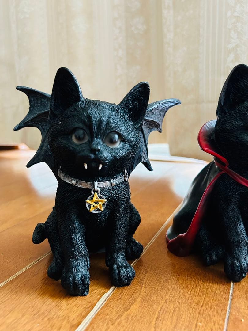 バンパイア猫ちゃん3体セット　魔女　悪魔　ハロウィン