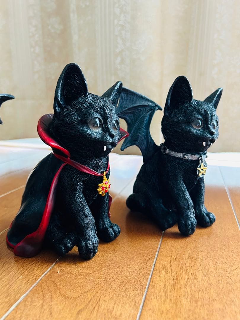 バンパイア猫ちゃん3体セット　魔女　悪魔　ハロウィン