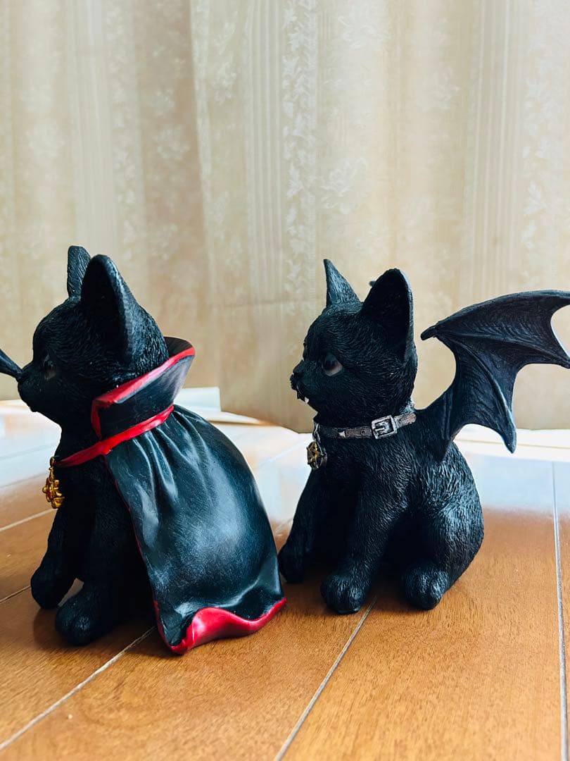 バンパイア猫ちゃん3体セット　魔女　悪魔　ハロウィン