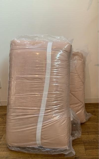 新品☆シングル♪ピンク系♪防ダニ・抗菌防臭ふとん3点セット〇B414