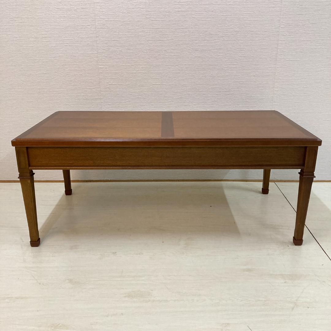 【マルニ】地中海シリーズ センターテーブル 引出し リビングテーブル