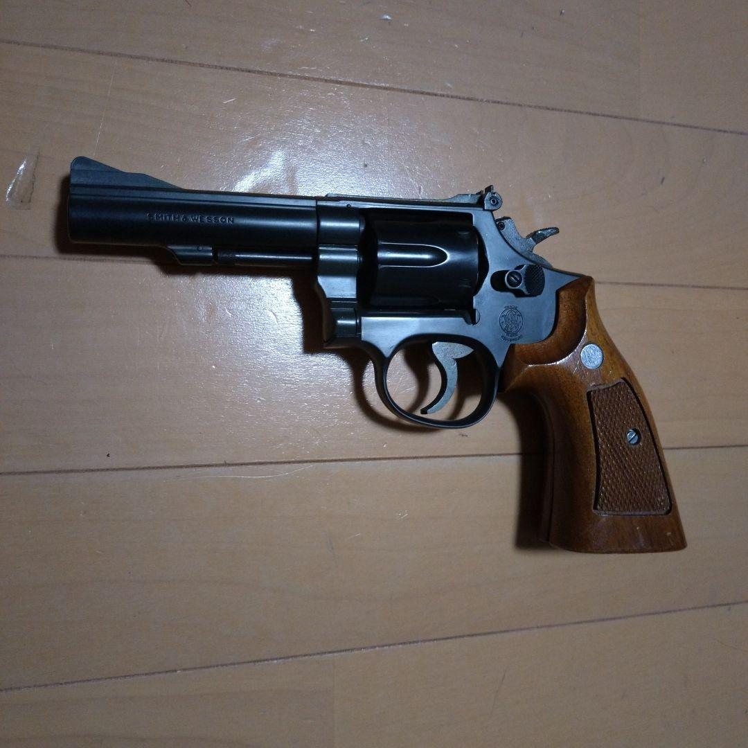 ハートフォード モデルガンM15 ジャンク品 リボルバー 木製グリップ付き