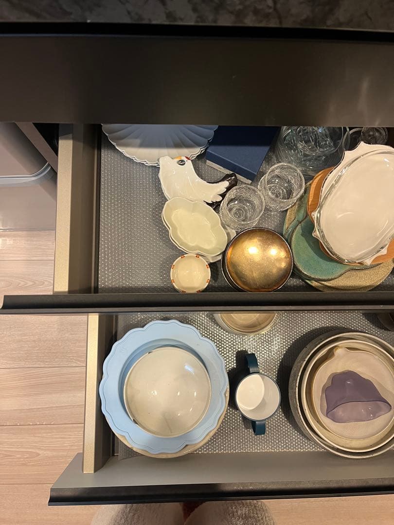 パモウナキッチンカウンター 120×50×94 ハイマットブラック