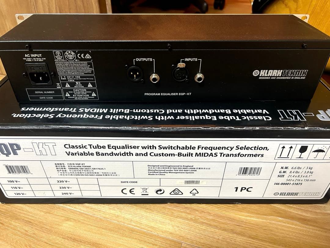 超美品！KLARK TEKNIK EQP-KT