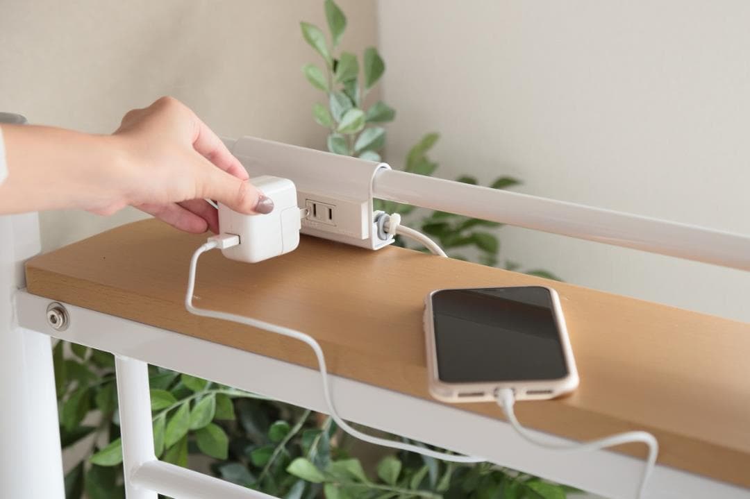 《新品・送料無料》【シングル】 Lofty 階段付きロフトベッド