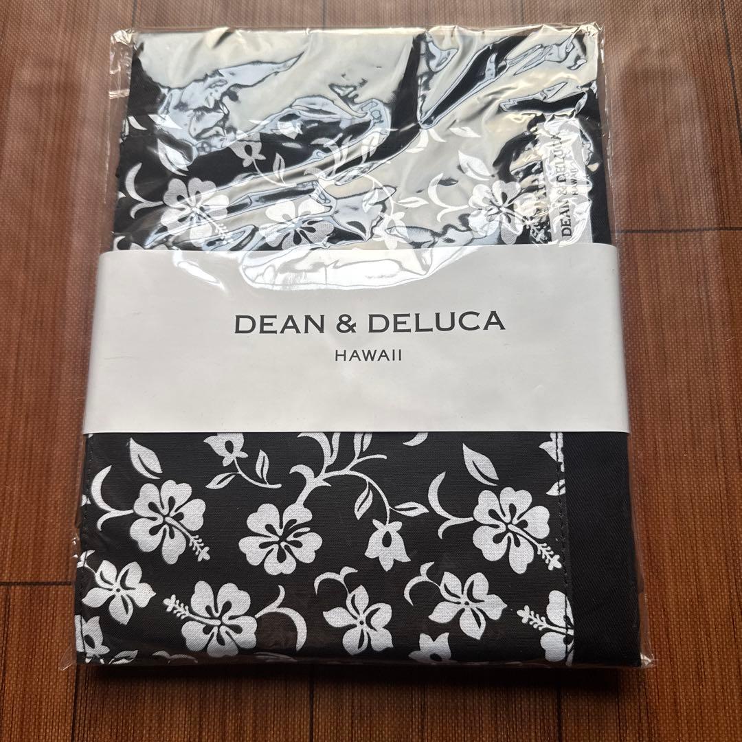 【未使用】DEAN & DELUCA ハイビスカス柄エプロン　ハワイ限定