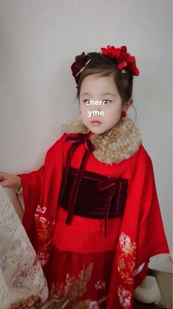 a*4様 七五三　七五三髪飾り　ヘッドドレス　着物髪飾り　リメイク髪飾り　062