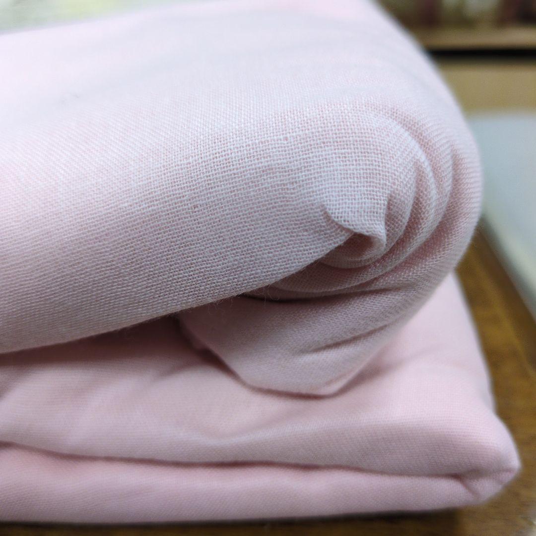 和晒二重ガーゼ掛け布団カバーピンク