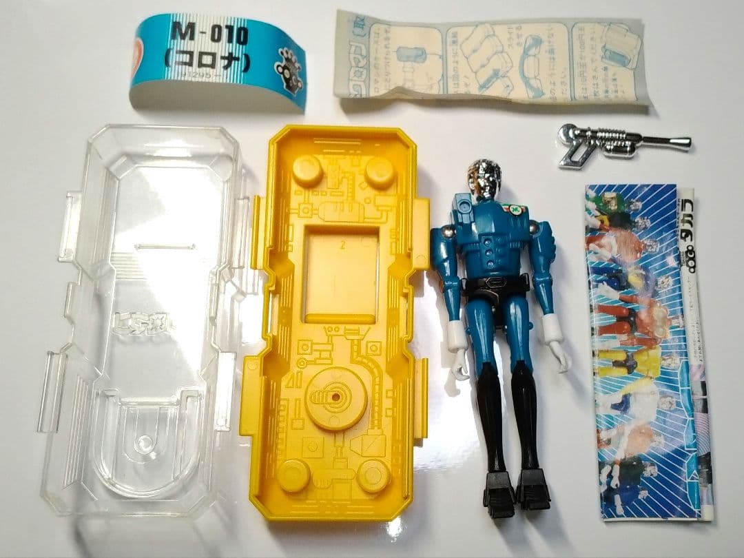 ミクロマン　初版　超レア！　M-010 (コロナ) フィギュア プラケース説明書