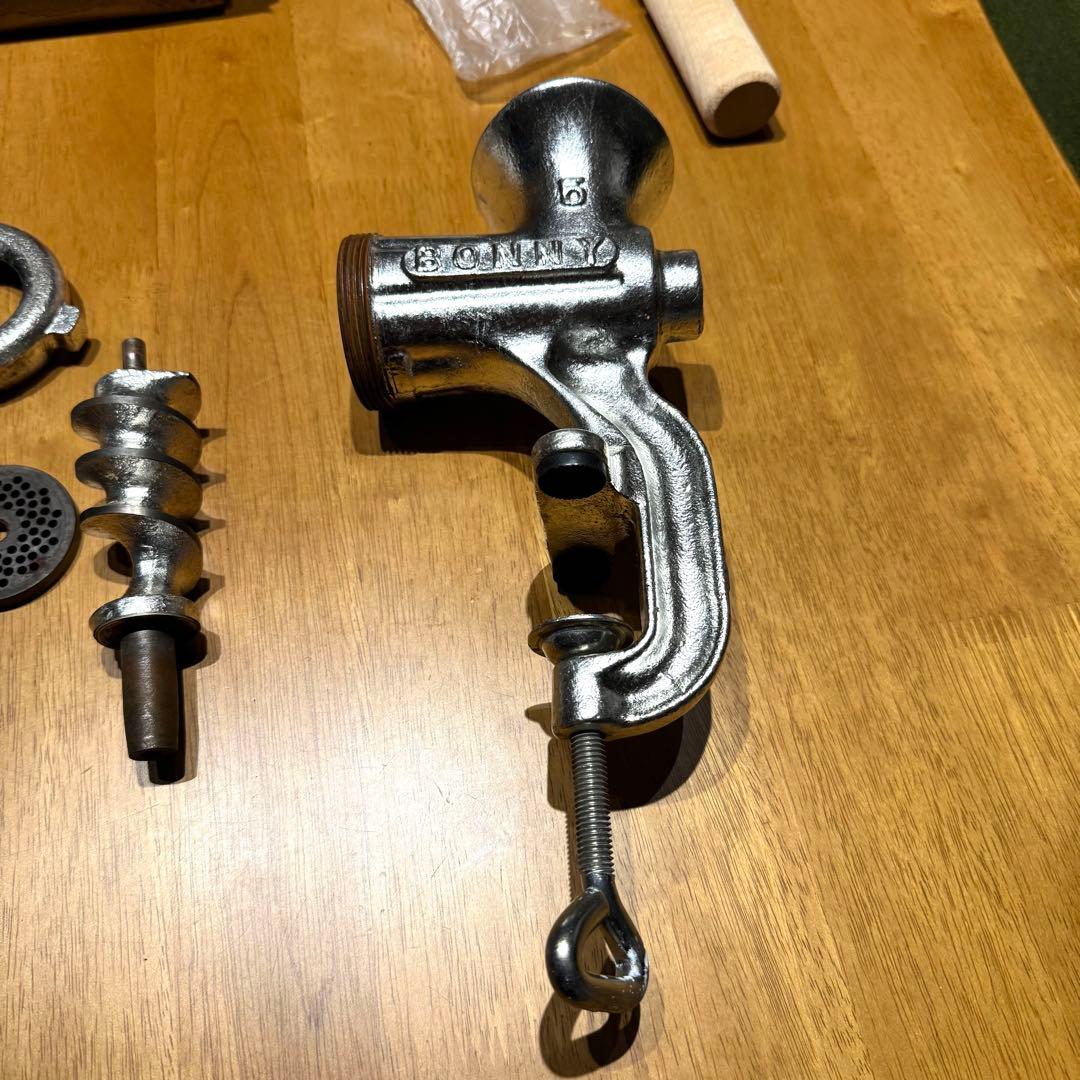 BONNY Mincer ミンサー No.5 手廻し式 ミートチョッパー レトロ