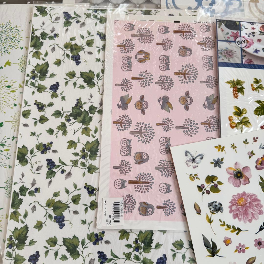 11ポーセラーツ用転写紙 15枚セット