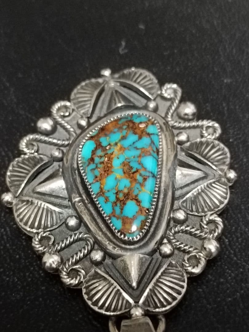 デリック ゴードン ターコイズシルバーペンダント