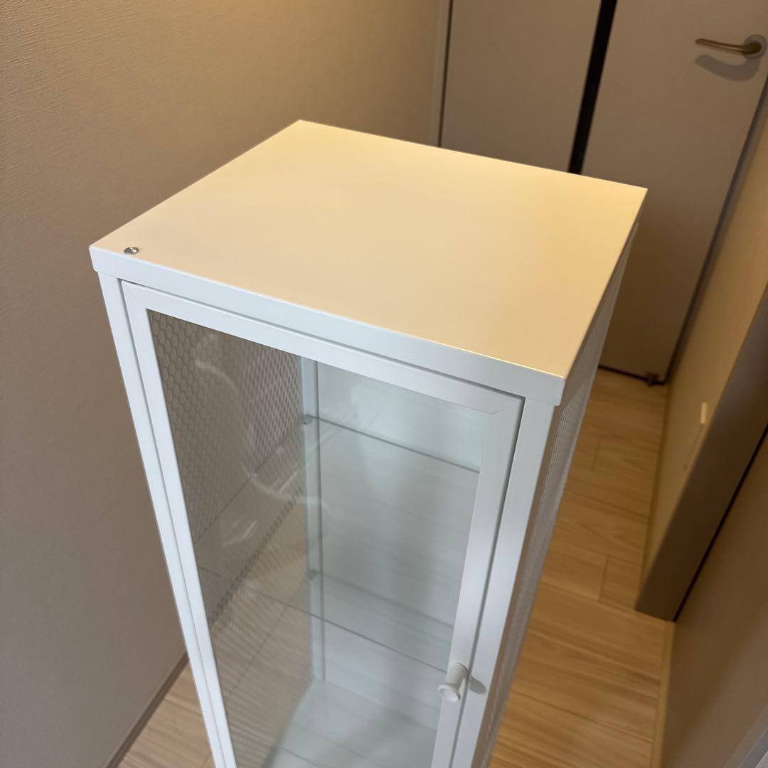 IKEA BAGGEBO バッゲボー ガラス扉 キャビネット 完成品