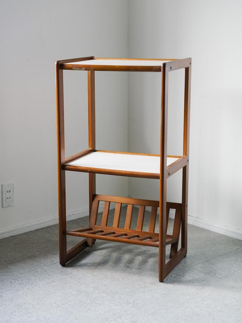 カリモク ヴィンテージ 収納ラック/棚 古道具 ジャパニーズモダン