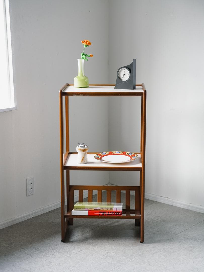 カリモク ヴィンテージ 収納ラック/棚 古道具 ジャパニーズモダン