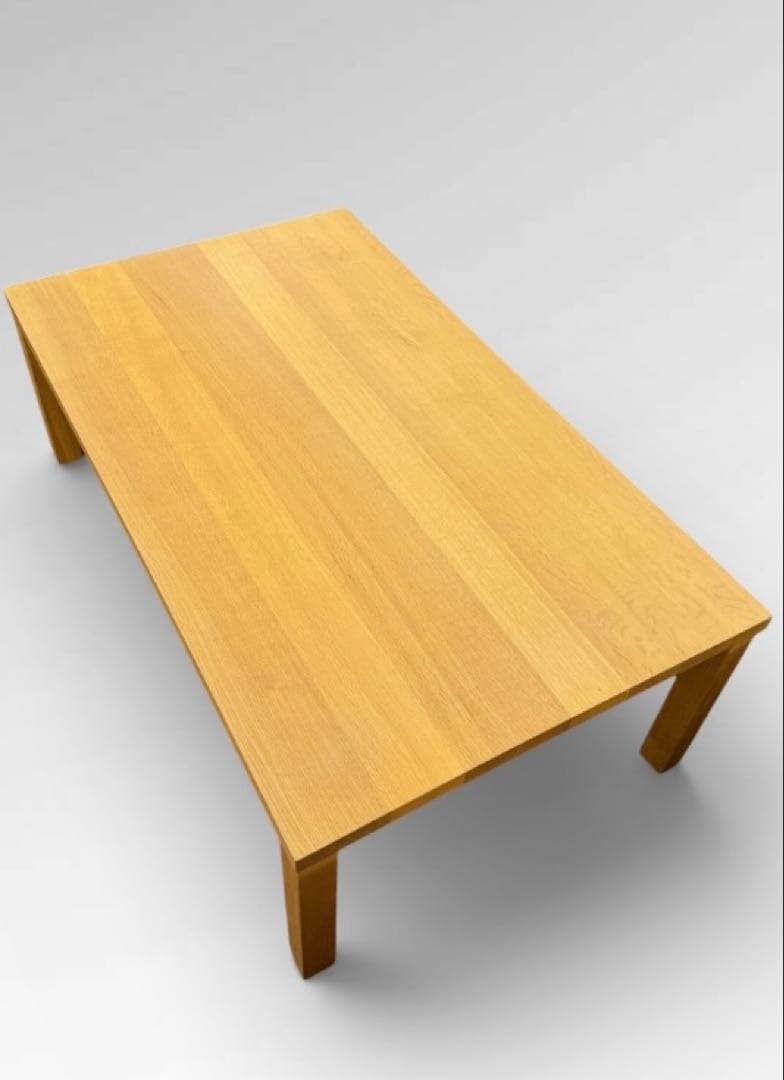 美品 柏木工 センターテーブル ローテーブル ナチュラル オーク 無垢材