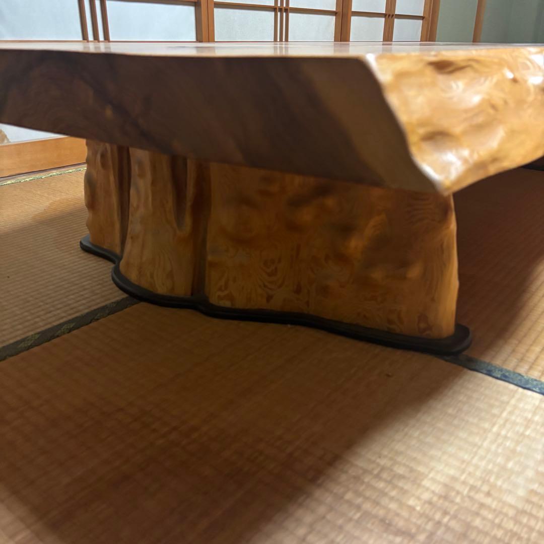 無垢材 センターテーブル 長方形　一枚板