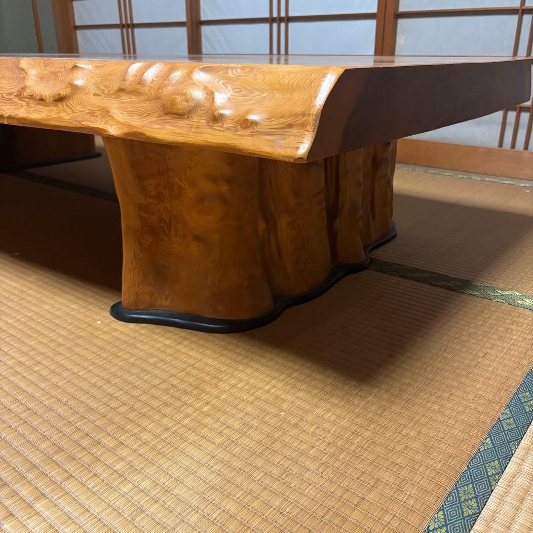 無垢材 センターテーブル 長方形　一枚板