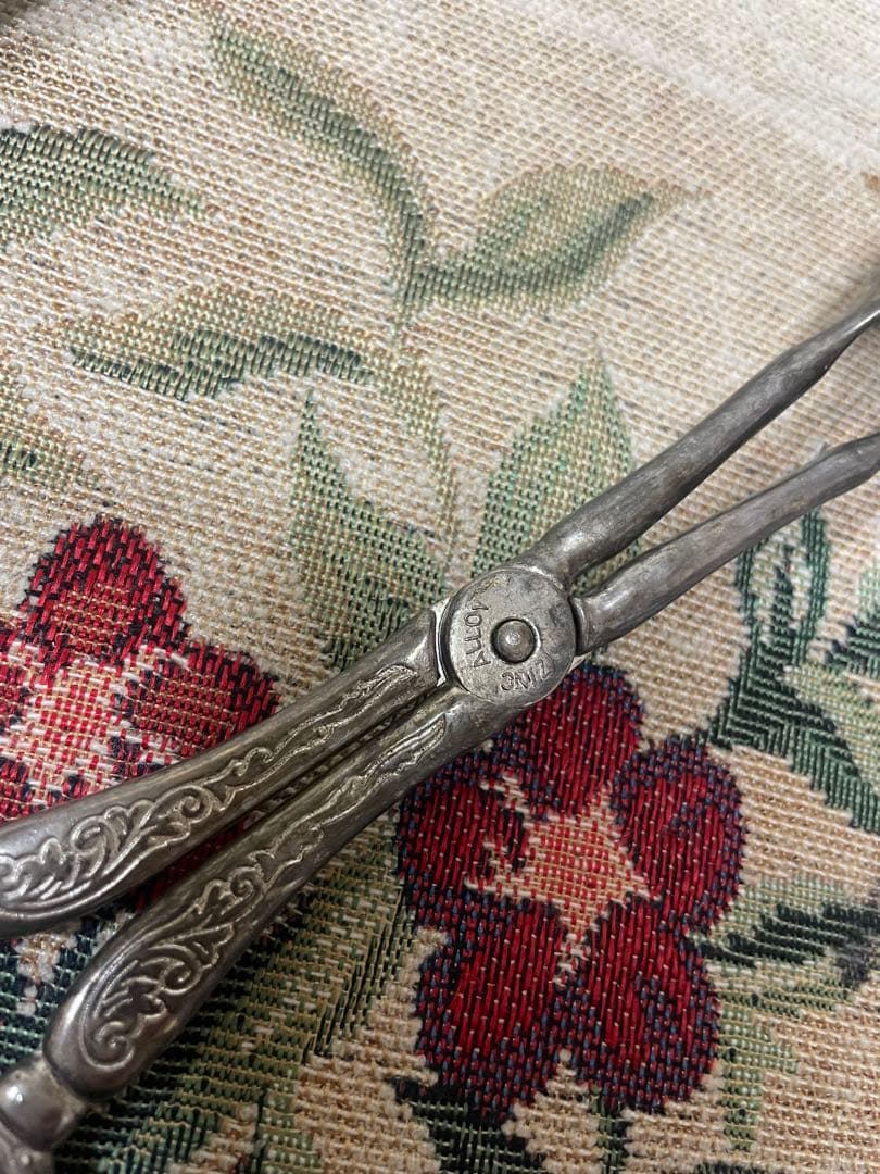 レトロ　セット　ノルウェー製　ピュータースプーン　テーブルスプーン　サラダトング