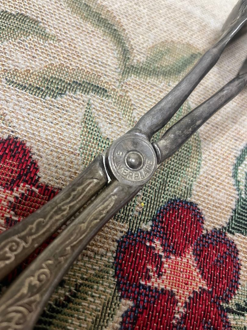 レトロ　セット　ノルウェー製　ピュータースプーン　テーブルスプーン　サラダトング