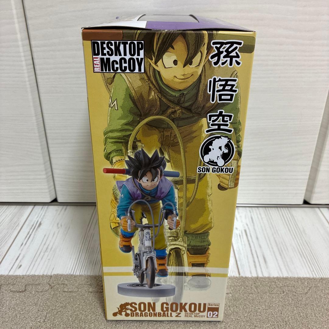 【新品未開封】ドラゴンボールZ デスクトップリアルマッコイ 02 孫悟空 自転車