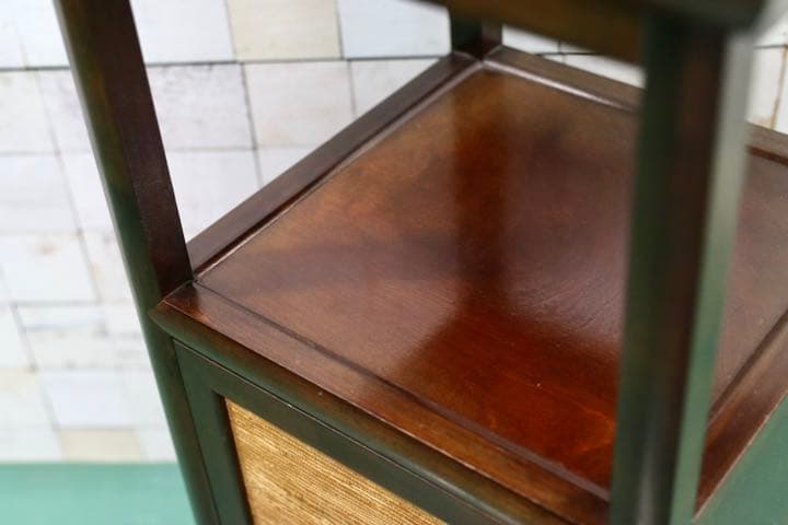 GMFN62○松本民芸家具 A型電話台 ミズメザクラ 民芸家具 飾り台 花台 ク