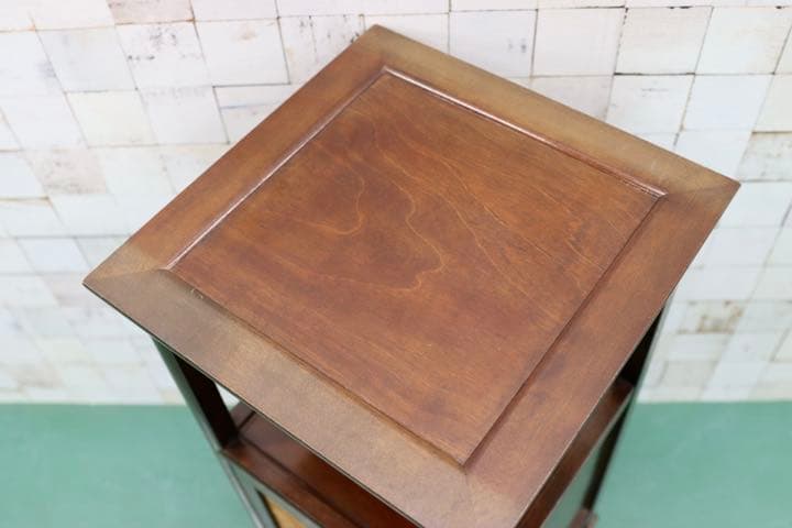 GMFN62○松本民芸家具 A型電話台 ミズメザクラ 民芸家具 飾り台 花台 ク