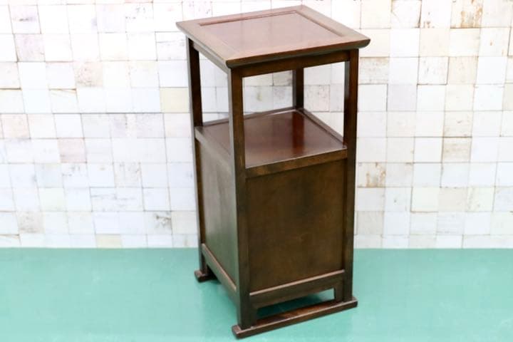 GMFN62○松本民芸家具 A型電話台 ミズメザクラ 民芸家具 飾り台 花台 ク