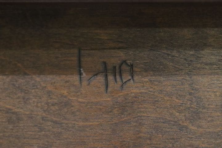 GMFN62○松本民芸家具 A型電話台 ミズメザクラ 民芸家具 飾り台 花台 ク